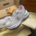 Louis Vuitton Women's Run 55 Sneakers In Pink Materials