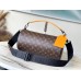 Louis Vuitton Soft Polochon MM Bag in Monogram Macassar Canvas M46691