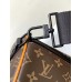 Louis Vuitton Keepall Bandouliere 55 Bag in Monogram Macassar Canvas M46702