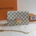 Louis Vuitton Croisette Chain Wallet In Damier Azur Canvas N60357 Louis Vuitton Croisette Chain Wallet In Damier Azur Canvas N60357