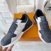 Louis Vuitton Men's Run Away Sneakers in Bicolor Monogram Canvas