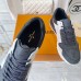 Louis Vuitton Men's Run Away Sneakers in Bicolor Monogram Canvas