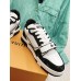 Louis Vuitton Men's LV Trainer Sneakers in Black Denim with Mesh Louis Vuitton Men's LV Trainer Sneakers in Black Denim with Mesh