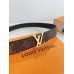 Louis Vuitton LV Initiales 30MM Reversible Belt in Monogram Canvas M0565V Louis Vuitton LV Initiales 30MM Reversible Belt in Monogram Canvas M0565V