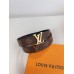 Louis Vuitton LV Initiales 30MM Reversible Belt in Monogram Canvas M0565V Louis Vuitton LV Initiales 30MM Reversible Belt in Monogram Canvas M0565V