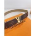 Louis Vuitton LV Initiales 30MM Reversible Belt in Monogram Canvas M0646V Louis Vuitton LV Initiales 30MM Reversible Belt in Monogram Canvas M0646V