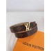 Louis Vuitton LV Initiales 30MM Reversible Belt in Monogram Canvas M0646V Louis Vuitton LV Initiales 30MM Reversible Belt in Monogram Canvas M0646V