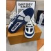 Louis Vuitton LV Skate Sneakers in Blue Mix Materials Louis Vuitton LV Skate Sneakers in Blue Mix Materials
