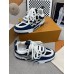 Louis Vuitton LV Skate Sneakers in Blue Mix Materials Louis Vuitton LV Skate Sneakers in Blue Mix Materials