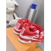 Louis Vuitton LV Skate Sneakers in Red Mix Materials