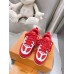 Louis Vuitton LV Skate Sneakers in Red Mix Materials