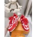 Louis Vuitton LV Skate Sneakers in Red Mix Materials