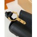 Louis Vuitton Capucines Mini Bag in Black Taurillon Leather M56071