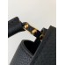 Louis Vuitton Capucines Mini Bag in Black Taurillon Leather M56071