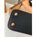 Louis Vuitton Capucines Mini Bag in Black Taurillon Leather M56071
