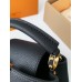Louis Vuitton Capucines Mini Bag in Black Taurillon Leather M56071