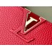 Louis Vuitton Capucines Mini Bag in Red Taurillon Leather M56845