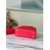 Louis Vuitton Capucines Mini Bag in Red Taurillon Leather M56845