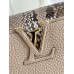 Louis Vuitton Capucines Mini Bag with Python Leather N81258 Louis Vuitton Capucines Mini Bag with Python Leather N81258