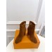 Louis Vuitton Silhouette Ankle Boots in Brown Suede Leather Louis Vuitton Silhouette Ankle Boots in Brown Suede Leather