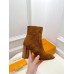 Louis Vuitton Silhouette Ankle Boots in Brown Suede Leather Louis Vuitton Silhouette Ankle Boots in Brown Suede Leather