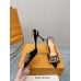Louis Vuitton Blossom Slingback Pumps 75mm with Hairy Bow Louis Vuitton Blossom Slingback Pumps 75mm with Hairy Bow