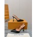 Louis Vuitton Blossom Slingback Pumps 95mm in Black Lambskin Louis Vuitton Blossom Slingback Pumps 95mm in Black Lambskin