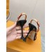 Louis Vuitton Blossom Slingback Pumps 95mm in Black Lambskin Louis Vuitton Blossom Slingback Pumps 95mm in Black Lambskin