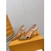 Louis Vuitton Blossom Slingback Pumps 75mm in Gold Leather Louis Vuitton Blossom Slingback Pumps 75mm in Gold Leather