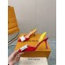 Louis Vuitton Blossom Slingback Pumps 75mm with Patent Leather Bow Louis Vuitton Blossom Slingback Pumps 75mm with Patent Leather Bow
