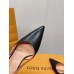 Louis Vuitton Blossom Slingback Pumps 75mm in Black Lambskin Louis Vuitton Blossom Slingback Pumps 75mm in Black Lambskin
