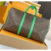 Louis Vuitton Keepall Bandouliere 50 Bag in Monogram Macassar Canvas M46774