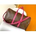 Louis Vuitton Keepall Bandouliere 50 Bag in Monogram Macassar Canvas M46773