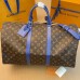 Louis Vuitton Keepall Bandouliere 50 Bag in Monogram Macassar Canvas M46772