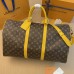 Louis Vuitton Keepall Bandouliere 50 Bag in Monogram Macassar Canvas M46771 Louis Vuitton Keepall Bandouliere 50 Bag in Monogram Macassar Canvas M46771