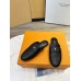 Louis Vuitton LV Capri Open Back Loafers in Black Leather Louis Vuitton LV Capri Open Back Loafers in Black Leather