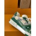 Louis Vuitton Men's LV Trainer Sneakers in Green Damier Canvas Louis Vuitton Men's LV Trainer Sneakers in Green Damier Canvas