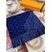 Louis Vuitton Blue Monogram Gradient Scarf M70257