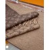 Louis Vuitton Dark Brown Monogram Gradient Scarf M70258