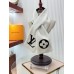Louis Vuitton White/Black Shearling Tuffetage Scarf M77054