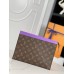 Louis Vuitton Pochette Voyage MM in Monogram Macassar Canvas M82859 Louis Vuitton Pochette Voyage MM in Monogram Macassar Canvas M82859
