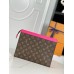 Louis Vuitton Pochette Voyage MM in Monogram Macassar Canvas M82858