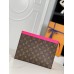 Louis Vuitton Pochette Voyage MM in Monogram Macassar Canvas M82858