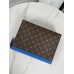 Louis Vuitton Pochette Voyage MM in Monogram Macassar Canvas M82856