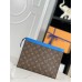 Louis Vuitton Pochette Voyage MM in Monogram Macassar Canvas M82856