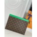 Louis Vuitton Pochette Voyage MM in Monogram Macassar Canvas M82854