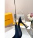 Louis Vuitton Sparkle Slingback Pumps 95mm in Black Leather Louis Vuitton Sparkle Slingback Pumps 95mm in Black Leather