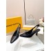 Louis Vuitton Sparkle Slingback Pumps 65mm in Black Leather Louis Vuitton Sparkle Slingback Pumps 65mm in Black Leather
