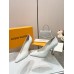 Louis Vuitton Sparkle Pumps 95mm in White Leather Louis Vuitton Sparkle Pumps 95mm in White Leather