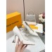 Louis Vuitton Sparkle Pumps 95mm in White Leather Louis Vuitton Sparkle Pumps 95mm in White Leather